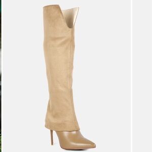 London Rag Fifido Knee Boot - Taupe